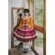 Yolanda Cranberry And Four-Leaf Clover Cardigan Skirt JSK and OP(Reservation/3 Colours/Full Payment Without Shipping)